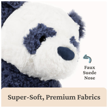 GUND Cozys Collection Panda, Panda Bear Stuffed Animal, Plush Toy for Ages 1 and Up, Navy Blue, 10”