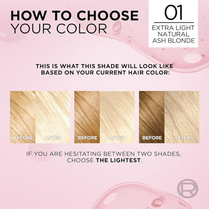 L'Oreal Paris Excellence Creme Haircolor, Extra Light Ash Blonde [01] (Cooler) 1 ea
