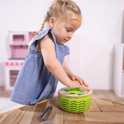 Melissa & Doug Salad Spinner Play Set, Pretend Play Food for Boys and Girls Ages 3+