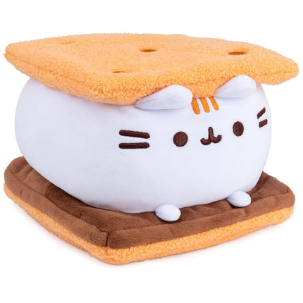 GUND Pusheen S'Mores Squisheen 12-Inch Squishy Plush Toy; Ages 8+