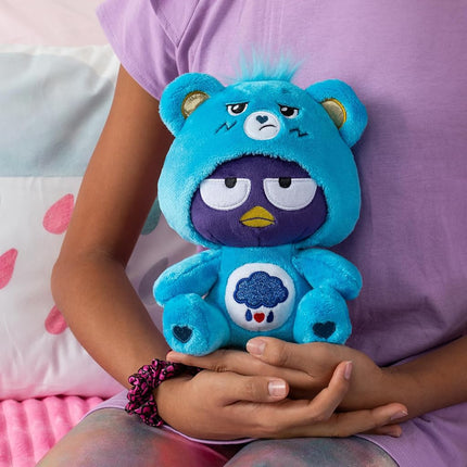 Care Bears Badtz-Maru Dressed As Grumpy Bear 9" Fun-Size Plush - Soft, Huggable Bestie!