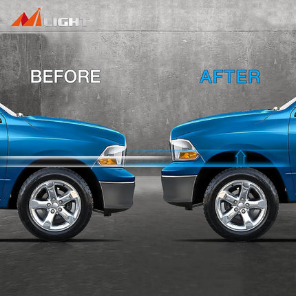 Nilight 2" Front Leveling Lift Kit for Dodge Ram 1500 4WD 2006 2007 2008 2009 2010 2011 2012 2013 2014 2015 2016 2017 2018 2019 2020 2021 2022 2023Strut Spacer Suspension Lift Kits