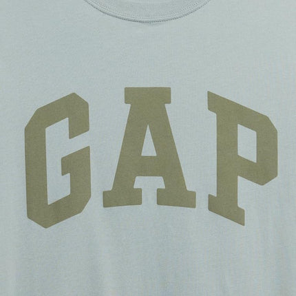 Gap Mens Everyday Soft Logo Tee, Iceberg Green 16-5808, S