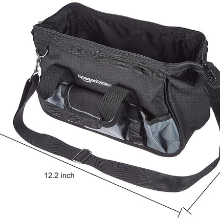Amazon Basics Tool Bag, 30.5 cm, Grey,silver