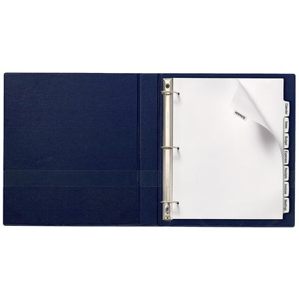 Avery Big Tab Printable White Label Dividers with Easy Peel, 8 Tabs, 20 Sets (14435)
