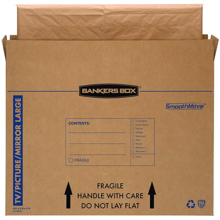 Bankers Box SmoothMove Picture/Mirror Box, Large, 