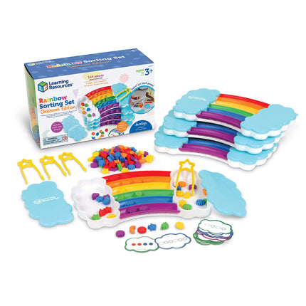 Learning Resources Rainbow Sorting Set Classroom E