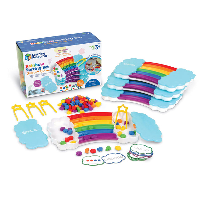 Learning Resources Rainbow Sorting Set Classroom E