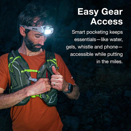 Chaleco de hidratación para correr Osprey Duro 6L para hombre con depósito Hydraulics, Seaweed Green/Limon, Small
