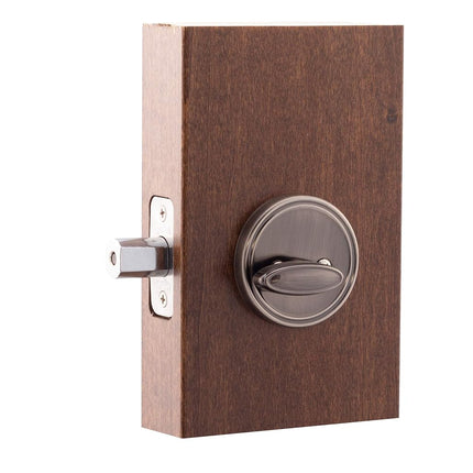 Copper Creek DB2410AN Single Cylinder Deadbolt, 1 Count (Pack of 1), Antique Nickel
