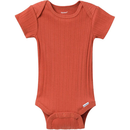 Gerber Unisex Baby Multi-pack Onesies Bodysuits (Short and Long Sleeve), Garden Floral, Newborn