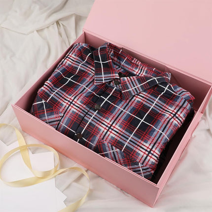 MUMUPACK Pink Gift Box,16x14x5.3 Large Gift Boxes With Lids For Presents Includes Ribbon And Diy Printable Sticker Paper,Bridesmaid Proposal Box,Magnetic Gift Box For Birthday,Wedding,Graduation