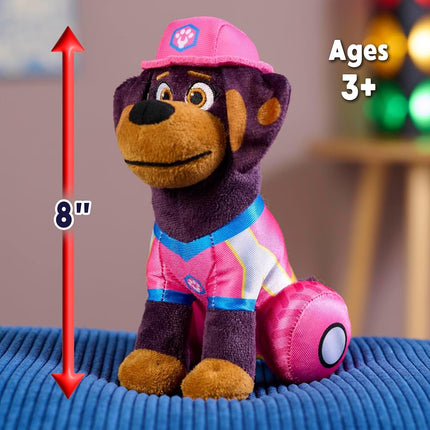 Just Play Disney Junior Pupstruction Roxy Small 8-inch Plush, Stuffed Animal, Rottweiler, Soft and Cuddly, Kids Toys for Ages 2 Up