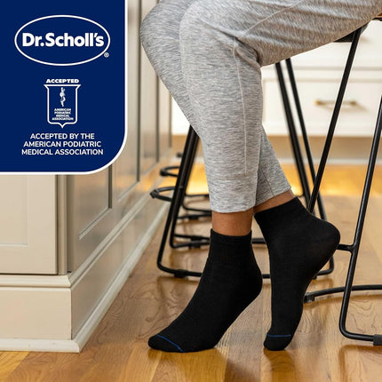 Dr. Scholl's Men's DSW22021C6U2001 Socks, White, One Size (Pack of 6)