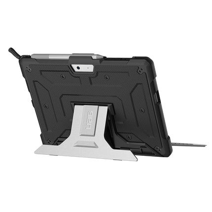 URBAN ARMOR GEAR UAG Designed for Microsoft Surface Go 4/ Surface Go 3 / Surface Go 2 / Surface Go Case 10.5" Metropolis Rugged Aluminum Kickstand Military Drop Tested Protective Cover Black