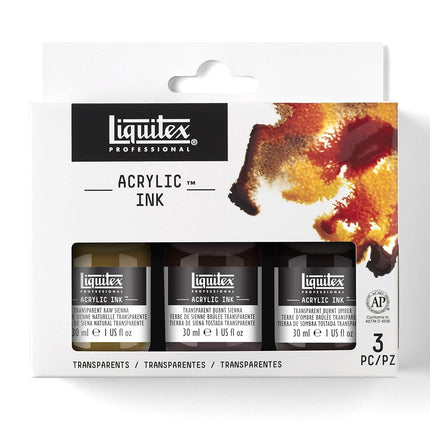 Liquitex Professional Acrylic Ink, Set of 3 x 30 T