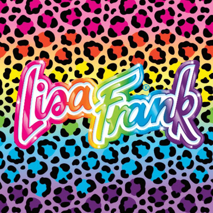 Kitsch x Lisa Frank Satin Pillowcase with Zipper for Hair & Skin, Softer Than Silk Pillow Cases Queen, Wrinkle-Free, Smooth and Cooling Satin Pillow Covers Standard/Queen Size 19x26 - Rainbow Leopard