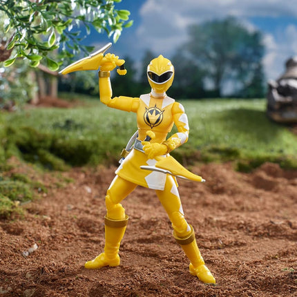Figura de acción de los Power Rangers Lightning Collection | Ranger amarillo de Dino Thunder