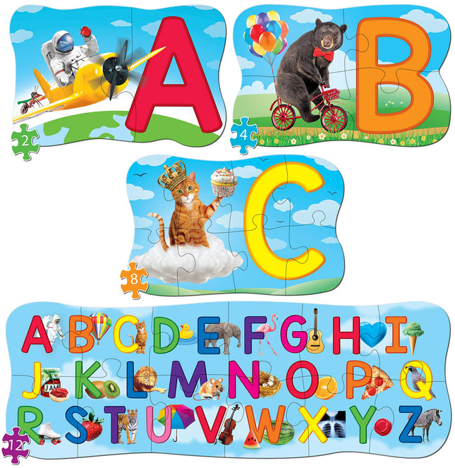MasterPieces Educational - ABCs 4 Pack Puzzles