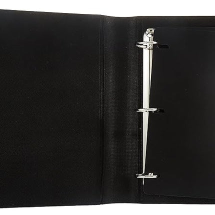 Pioneer 12 Inch by 12 Inch 3-Ring Sewn Italian Cover Scrapbook Binder, White