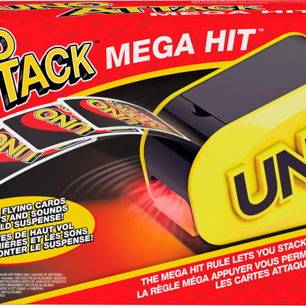 Mattel Games Uno Attack Mega Hit Card Game with Ra