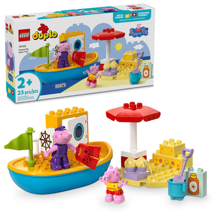 LEGO DUPLO Peppa Pig Boat Trip Bath Toy, Building 