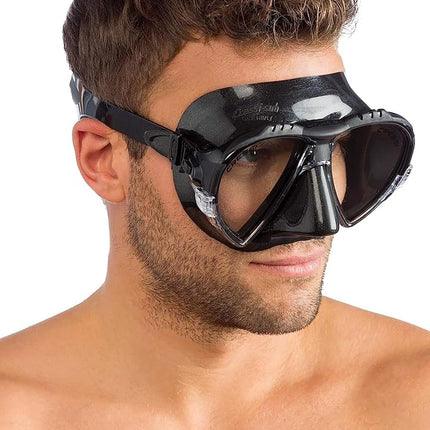 Cressi Adult Matrix Snorkelling Mask - Black