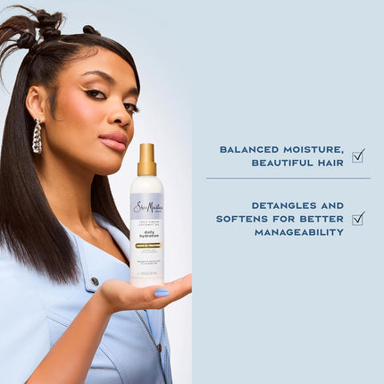 SheaMoisture Leave-in Conditioner Treatment for All Hair Types 100% Extra Virgin Coconut Oil Silicone Free Conditioner 8 oz