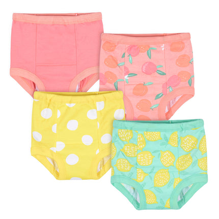 Gerber Baby Girls' Infant Toddler 4 Pack Potty Tra