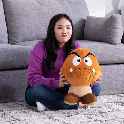 Club Mocchi Mocchi Mega Goomba Plush Kid's Toy, Brown