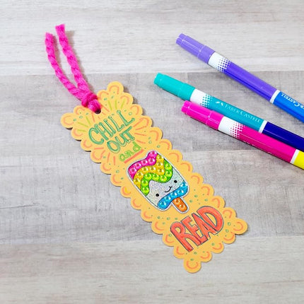 Creativity for Kids Big Gem Diamond Painting Kit - Create Your Own Sweets Stickers Diamond Arts and Crafts for Kids, Stickers and Suncatchers - Sweets Diamond Art for Kid