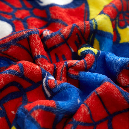 Idea Nuova Amazing Toddler Quilted Nap Mat with Built in Blanket and Pillow, 20" Wx46 L, Spidey and Friends
