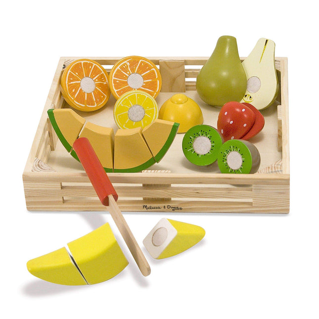 Melissa & Doug Wooden Fruit Toy Cutting Set | Pret
