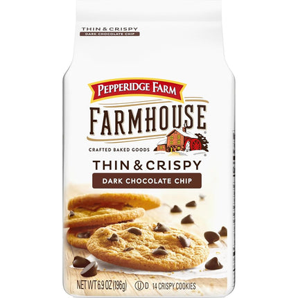 Farmhouse Thin & Crispy Chip Cookies 6.9 Oz. Bag
