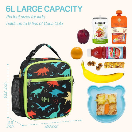 Bagseri 2 Pack Kids Lunch Box - Insulated School Lunch Bag for Girls Boys