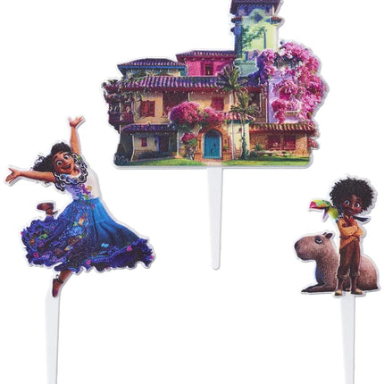 DecoSet® Disney Encanto Cake Topper, Cake Decorating Kit, 3 piece set