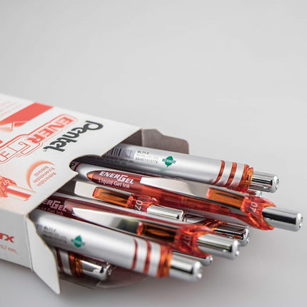 EnerGel BL77-FX 0.7 mm XM Retractable Roller Ball Gel Pen (Pack of 12)