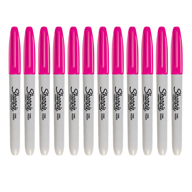 SHARPIE DYMO Fine Pink Permanent Marker - Permanen