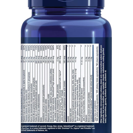 Life Extension Two Per Day (High Potency Multi-vitamin & Mineral Supplement), 60 Tablets