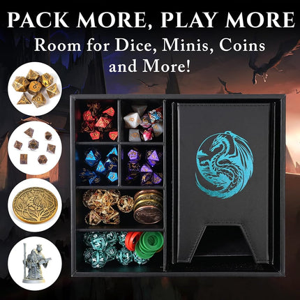 Soar Forge All-in-One Game Roamer - Dice Tray & Tower for DND and RPG