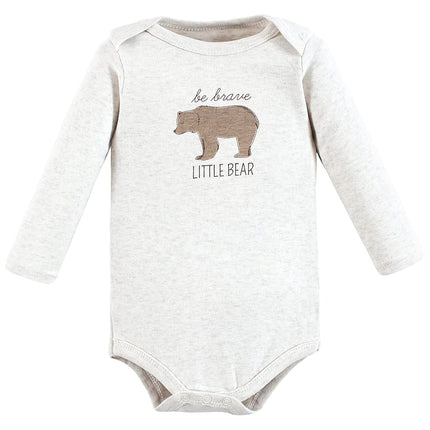 Hudson Baby mamelucos de algodón de manga larga unisex para bebé, Zorro del bosque, 6-9 meses