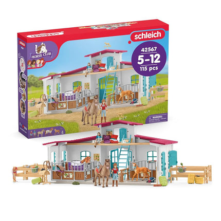 Schleich Horse Club - 115Pc Lakeside Riding Center - Kids Ages 5+ | 42567