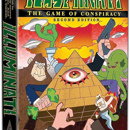 Steve Jackson Games Illuminati 2nd Edition , Brown