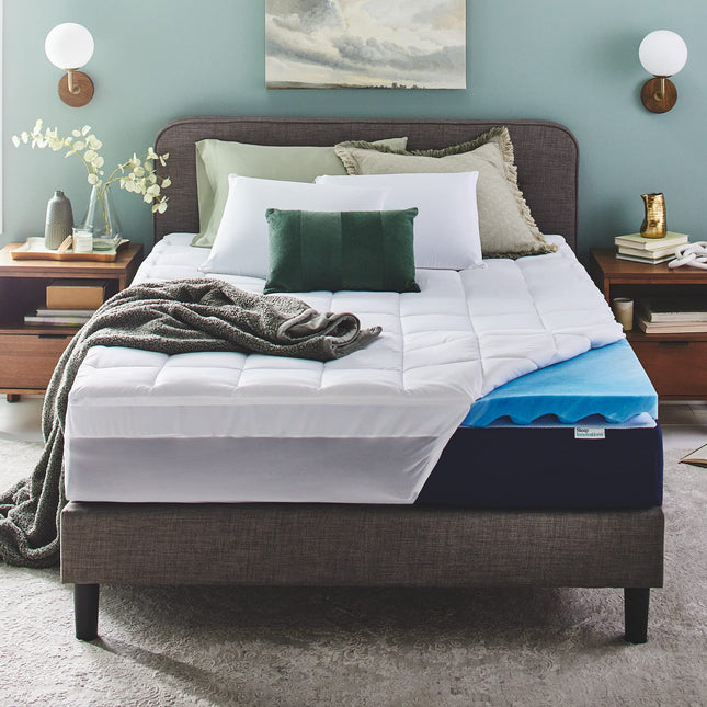 Sleep Innovations Dual Layer 4 Inch Memory Foam Ma