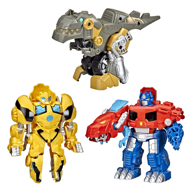 Transformers Playskool Primal Team-Up 3-Pack with 