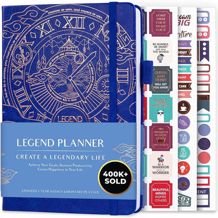 Legend Planner - Undated Weekly & Monthly Life Pla