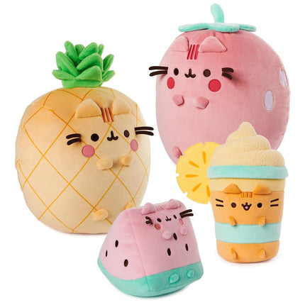 GUND Pusheen Pineapple Float Plush, Cat Stuffed Animal for Ages 8 and Up, Orange, 9.5”