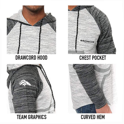 Ultra Game NFL Mens Vintage Super Soft Fleece Pullover Hoodie