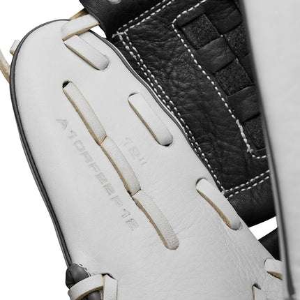 Wilson 2024 A1000® P12 12” Pitcher’s Fastpitch Softball Glove - White/Grey, Left Hand Throw
