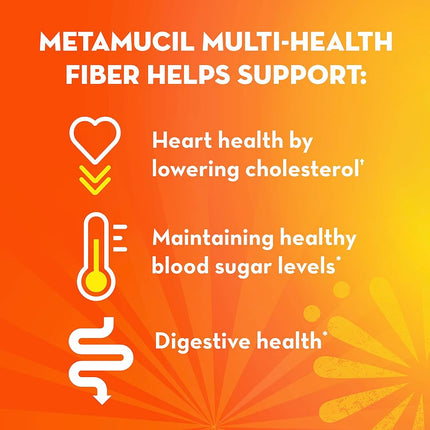 Suplemento diario de fibra Metamucil, 160 cápsulas